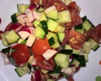 Salat mit Hanfsamenöl